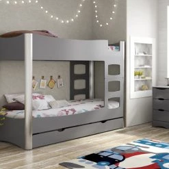 Mathy By Bols Fusion Bunk Bed - Colour Lacquer (20+ Colours) Bunk Beds & Loft Beds