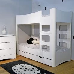 Mathy By Bols Fusion Bunk Bed - Colour Lacquer (20+ Colours) Bunk Beds & Loft Beds