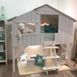 Mathy By Bols Treehouse Childs Single Bed - Colour Lacquer (20+ Colours) Kids Beds