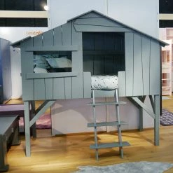 Mathy By Bols Treehouse Childs Single Bed - Colour Lacquer (20+ Colours) Kids Beds