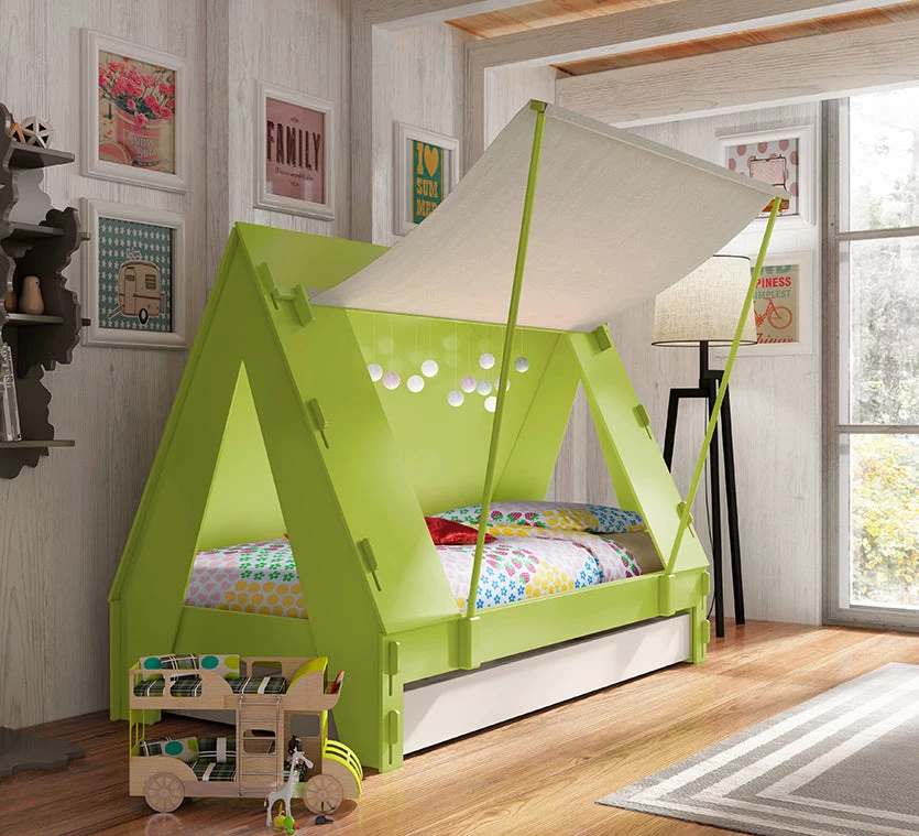 Mathy By Bols Camping Tent Childs Single Bed - Colour Lacquer (20+ Colours) Kids Beds 4 Mathy By Bols Camping Tent Childs Single Bed - Colour Lacquer (20+ Colours) Kids Beds