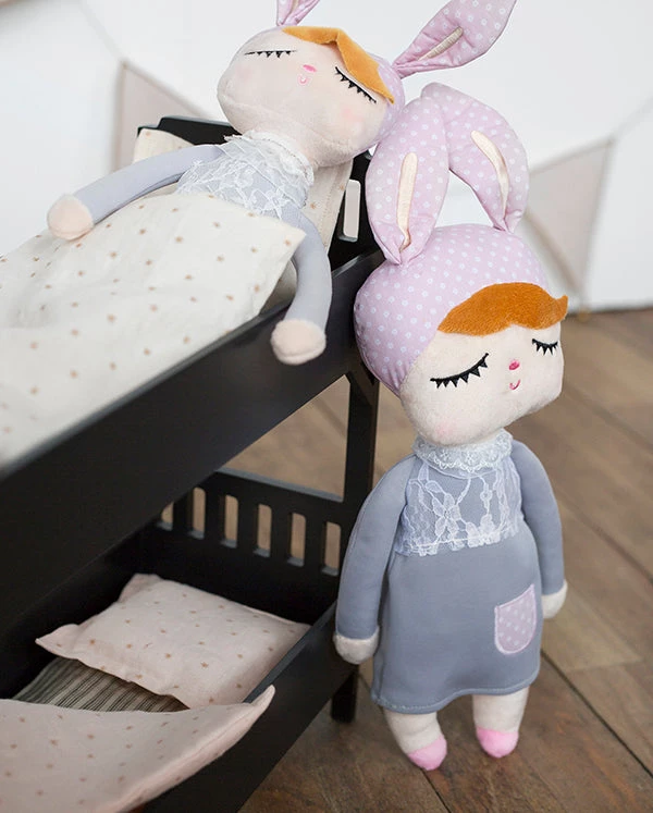 Doll Play Miniroom Large Rabbit Doll - Grey 4 Doll Play Miniroom Large Rabbit Doll - Grey