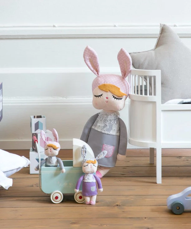 MINIROOM Personalised Large Rabbit Doll - Grey 6 MINIROOM Personalised Large Rabbit Doll - Grey