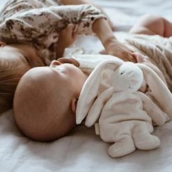 Moonie Sensory Cuddle Bunny - Powder Soft Toys