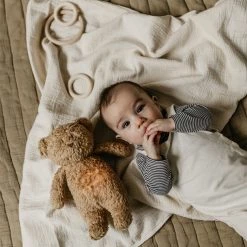 Moonie Organic Humming Bear Sleep Aid - Cappuccino