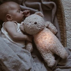 Soft Toys Moonie Organic Humming Bear Sleep Aid - Sand