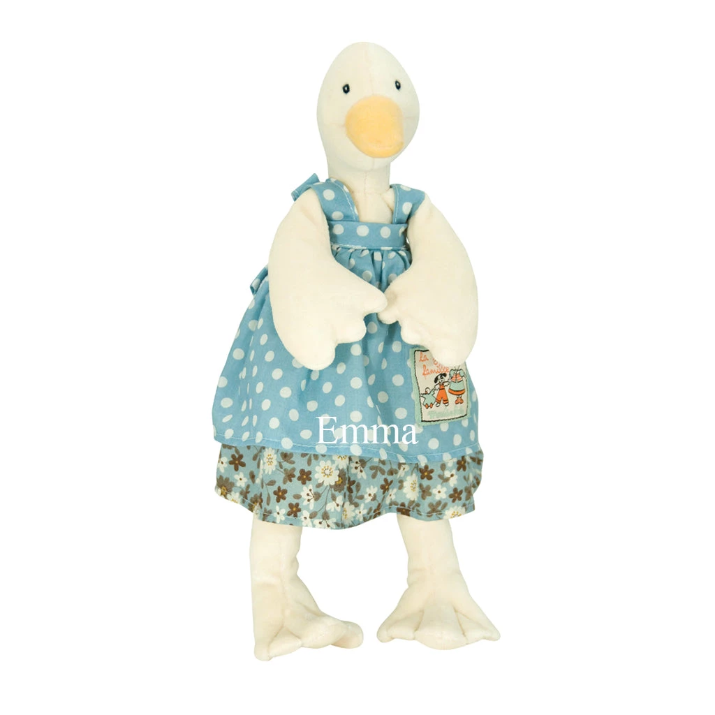 Soft Toys Moulin Roty Personlised Jeanne The Duck 3 Soft Toys Moulin Roty Personlised Jeanne The Duck
