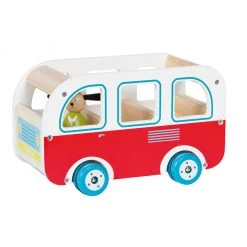 Moulin Roty Wooden La Grande Famille Bus Wooden Toys