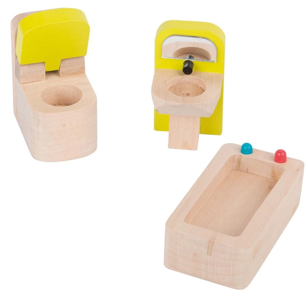 Wooden Toys Moulin Roty Le Grande Famille Doll House With Furniture 9 Wooden Toys Moulin Roty Le Grande Famille Doll House With Furniture