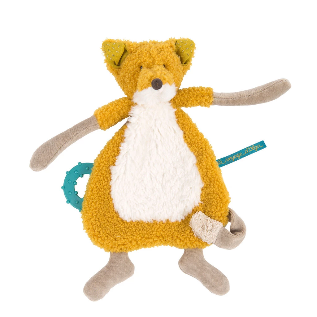 Baby Teething Toys & Comforters Moulin Roty Le Voyage D'Olga Fox Comforter With Soother Holder 3 Baby Teething Toys & Comforters Moulin Roty Le Voyage D'Olga Fox Comforter With Soother Holder