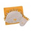 Baby Bathtime Moulin Roty Hooded Lion Baby Towel & Wash Mitt Set
