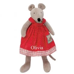 Moulin Roty Personlised Nini The Mouse Soft Toys