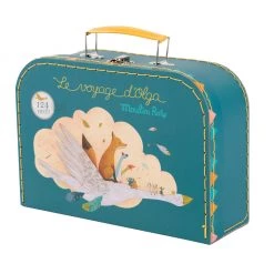 Moulin Roty Olga The Goose 124 Piece Puzzle & Case