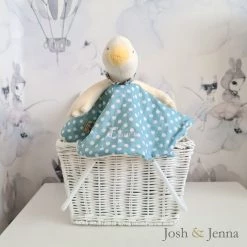 Baby Teething Toys & Comforters Moulin Roty Personalised Jeanne Duck Comforter