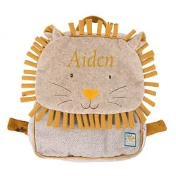 Moulin Roty Personalised Lion Backpack