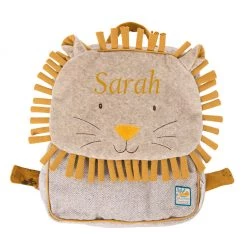 Moulin Roty Personalised Lion Backpack