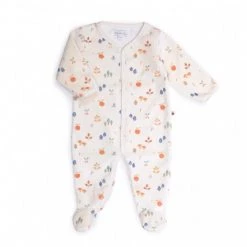 Moulin Roty Pomme Des Bois Velour Romper