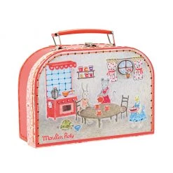 Moulin Roty Red Spotted Ceramic Tea Set 9 Moulin Roty Red Spotted Ceramic Tea Set