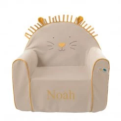 Kids Tables & Chairs Moulin Roty Personalised Lion Sofa