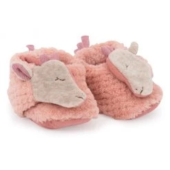 Moulin Roty Soft Baby Slippers - Giraffe