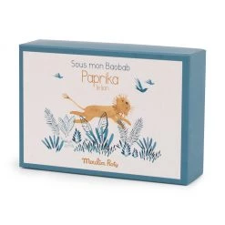 Moulin Roty Soft Baby Slippers - Lion Clothing & Accessories