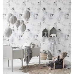 Kids Wallpaper Jimmy Cricket Wallpaper - Oh Cloud, Light Grey