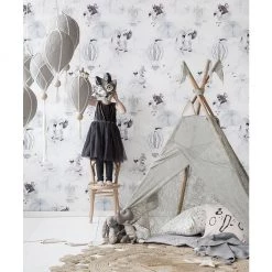 Kids Wallpaper Jimmy Cricket Wallpaper - Oh Cloud, Light Grey