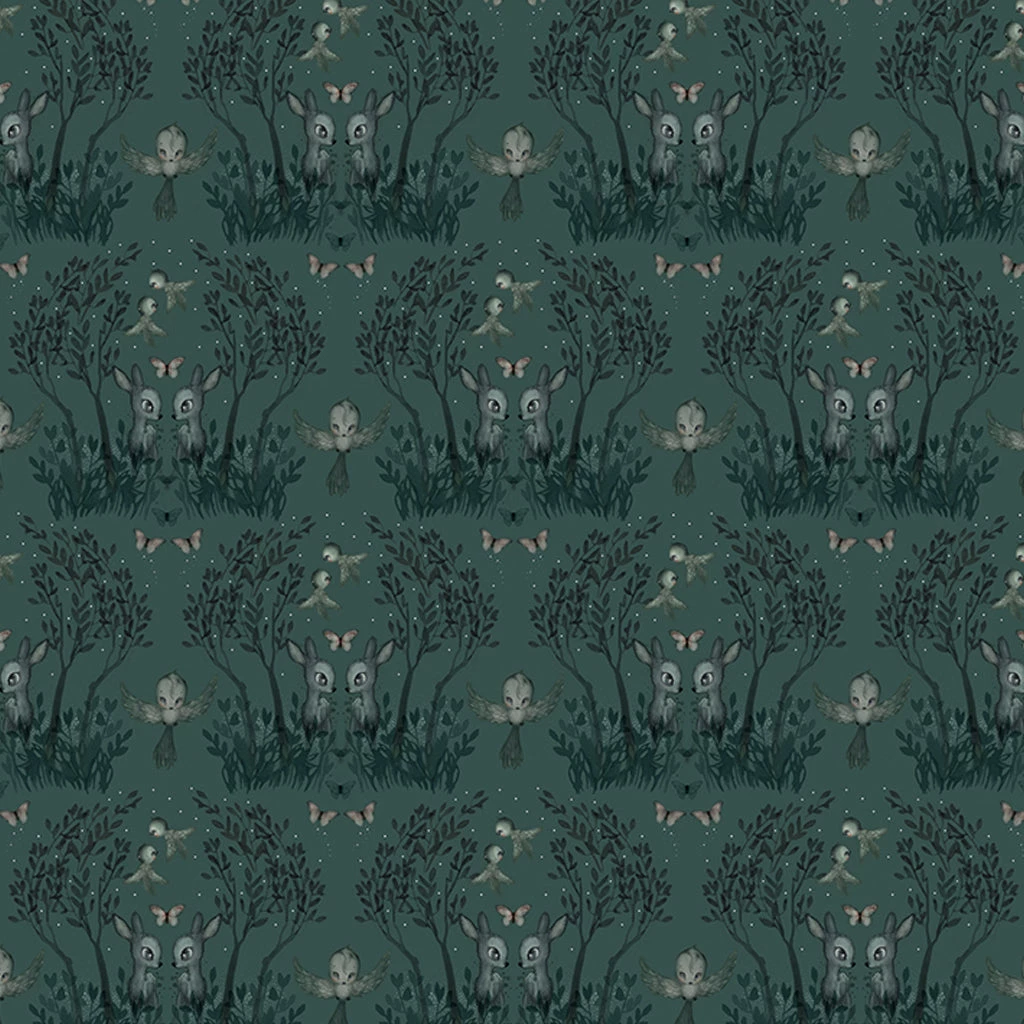 Kids Wallpaper Jimmy Cricket Wallpaper - Garden Pine Green 3 Kids Wallpaper Jimmy Cricket Wallpaper - Garden Pine Green