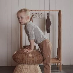OYOY Mushroom Basket In Natural Toy Storage Baskets