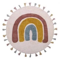 NATTIOT Rugs Cotton Rug - Round Rainbow