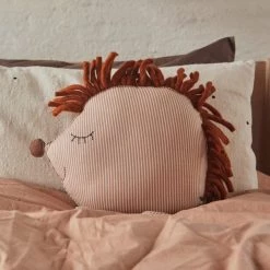 OYOY Hope Hedgehog Denim Cushion