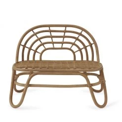 Kids Tables & Chairs OYOY Rainbow Rattan Mini Bench