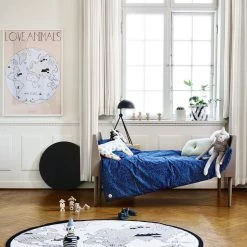 Rugs OYOY World Rug - Natural | Black