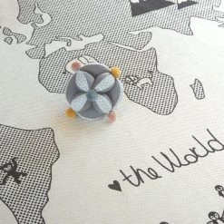 Rugs OYOY World Rug - Natural | Black