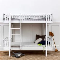 Bunk Beds & Loft Beds Oliver Furniture Wood Bunk Bed - White