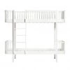 Bunk Beds & Loft Beds Oliver Furniture Wood Bunk Bed - White