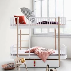 Oliver Furniture Wood Bunk Bed - White/Oak 11 Oliver Furniture Wood Bunk Bed - White/Oak
