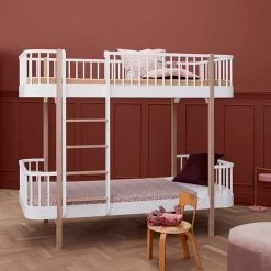 Oliver Furniture Wood Bunk Bed - White/Oak 12 Oliver Furniture Wood Bunk Bed - White/Oak
