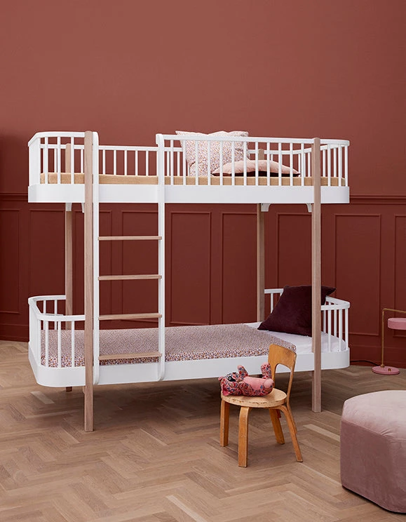 Oliver Furniture Wood Bunk Bed - White/Oak 6 Oliver Furniture Wood Bunk Bed - White/Oak