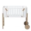 Cots & Cribs Oliver Furniture Wood Co-Sleeper (incl. Bench Conversion) - White/Oak