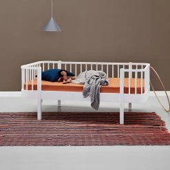 Oliver Furniture Wood Junior Day Bed (90x160 / 200cm) - White Kids Beds 11 Oliver Furniture Wood Junior Day Bed (90x160 / 200cm) - White Kids Beds