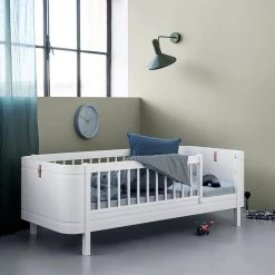 Cots & Cribs Oliver Furniture Wood Mini+ Cot Bed (0-9yrs) - White