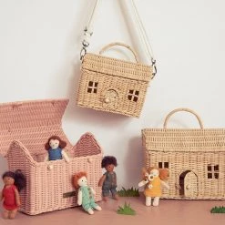 Toy Storage Baskets Olli Ella Casa Clutch - Rose