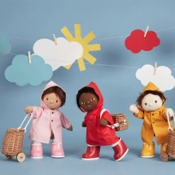 Olli Ella Dinkum Doll Rainy Day Play Set- Pink NEW ARRIVALS