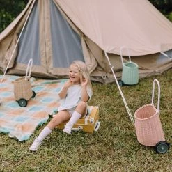 Olli Ella Luggy Basket - Rose