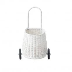 Olli Ella Luggy Basket - White Toy Storage Baskets 9 Olli Ella Luggy Basket - White Toy Storage Baskets