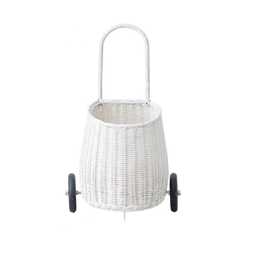 Olli Ella Luggy Basket - White Toy Storage Baskets 6 Olli Ella Luggy Basket - White Toy Storage Baskets