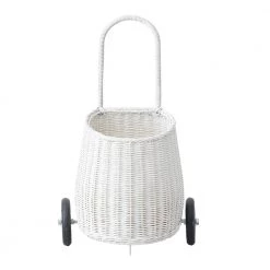 Olli Ella Luggy Basket - White Toy Storage Baskets