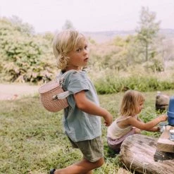 Toy Storage Baskets Olli Ella Mini Chari Bag - Rose