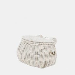 Olli Ella Mini Chari Bag - White 10 Olli Ella Mini Chari Bag - White